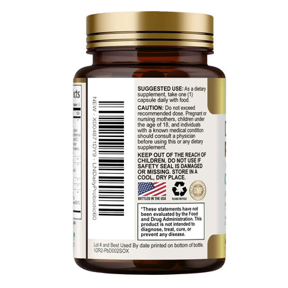 Probiotics 50 Billion CFU per Serving - 10 Strains + Prebiotics - Digestive Health, Gut & Immune Support - Occasional Constipation, Gas & Bloating Support for Women & Men, Bottled USA - 60 Capsules Health Nutrition NaturalsBuy Supplements Australia