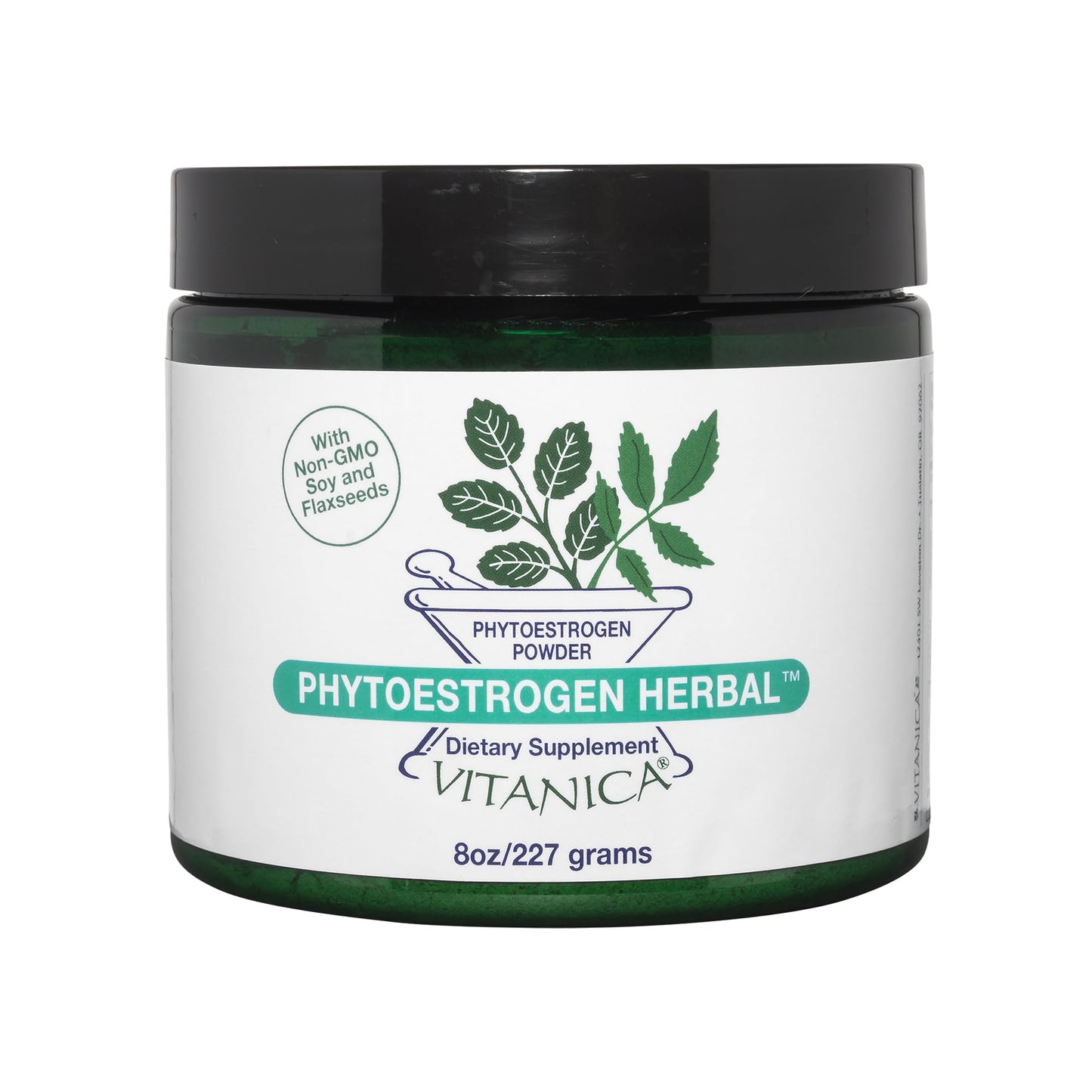 Vitanica Phytoestrogen Herbal Non-GMO PMS, Menopause Relief Supplement for Women