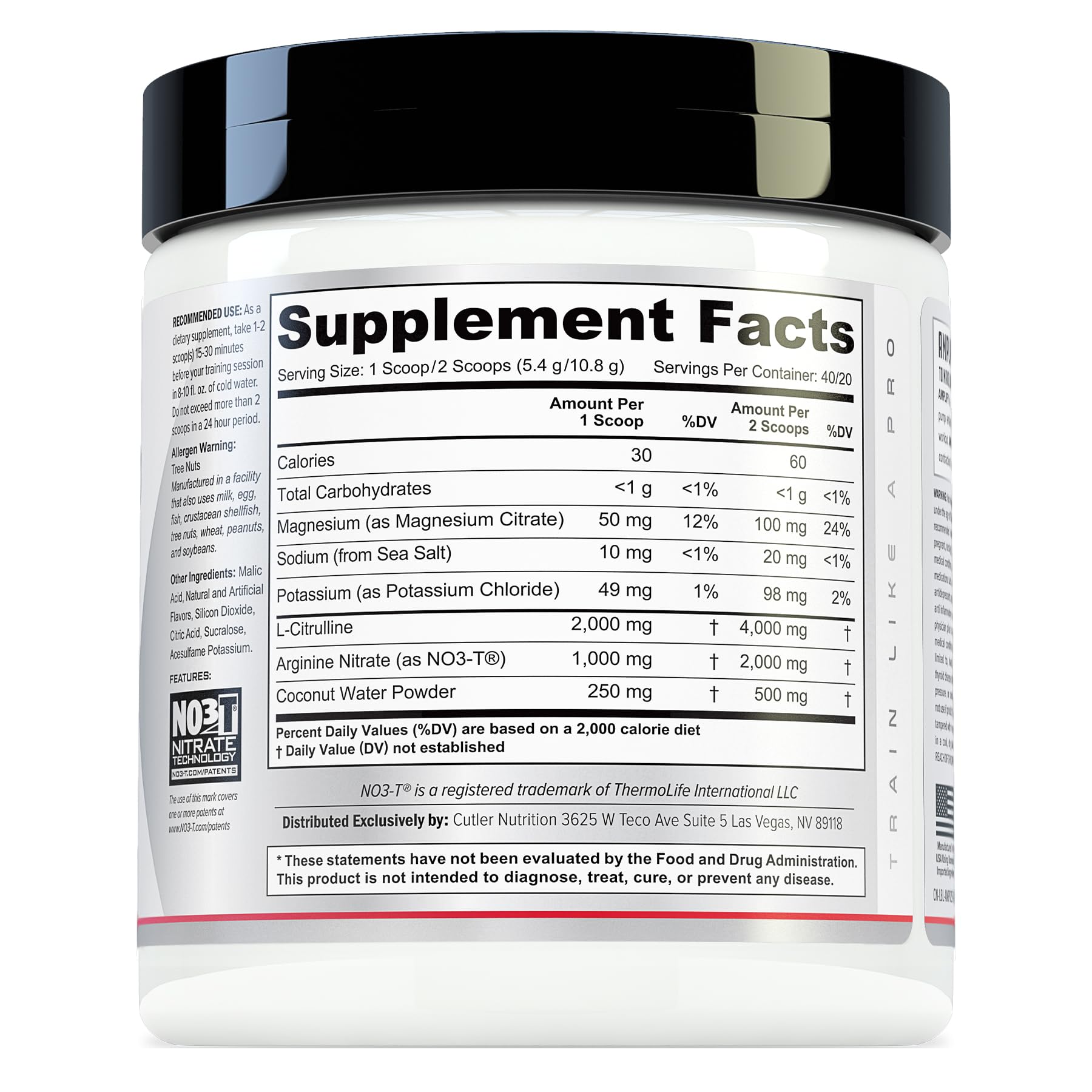 Cutler Nutrition Amplify Pump Pre Workout Caffeine Free Nitric Oxide Booster containing Arginine and Citrulline Pre-Workout for Maximum Pumps Flavor Strawberry Cutler NutritionBuy Supplements Australia