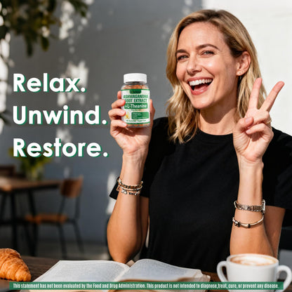 NEVISS Ashwagandha Gummies 2000mg, Feel Refreshed, Plus Proprietary Blend with L-Theanine, 5-HTP, Lemon Balm, Magnesium for Calm, Zzzs & Relaxation Support, 120 Count NEVISSBuy Supplements Australia