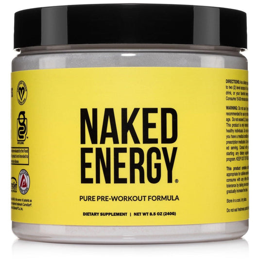 NAKED nutrition Naked Energy - Pure Pre Workout Powder for Men and Women, Vegan Friendly