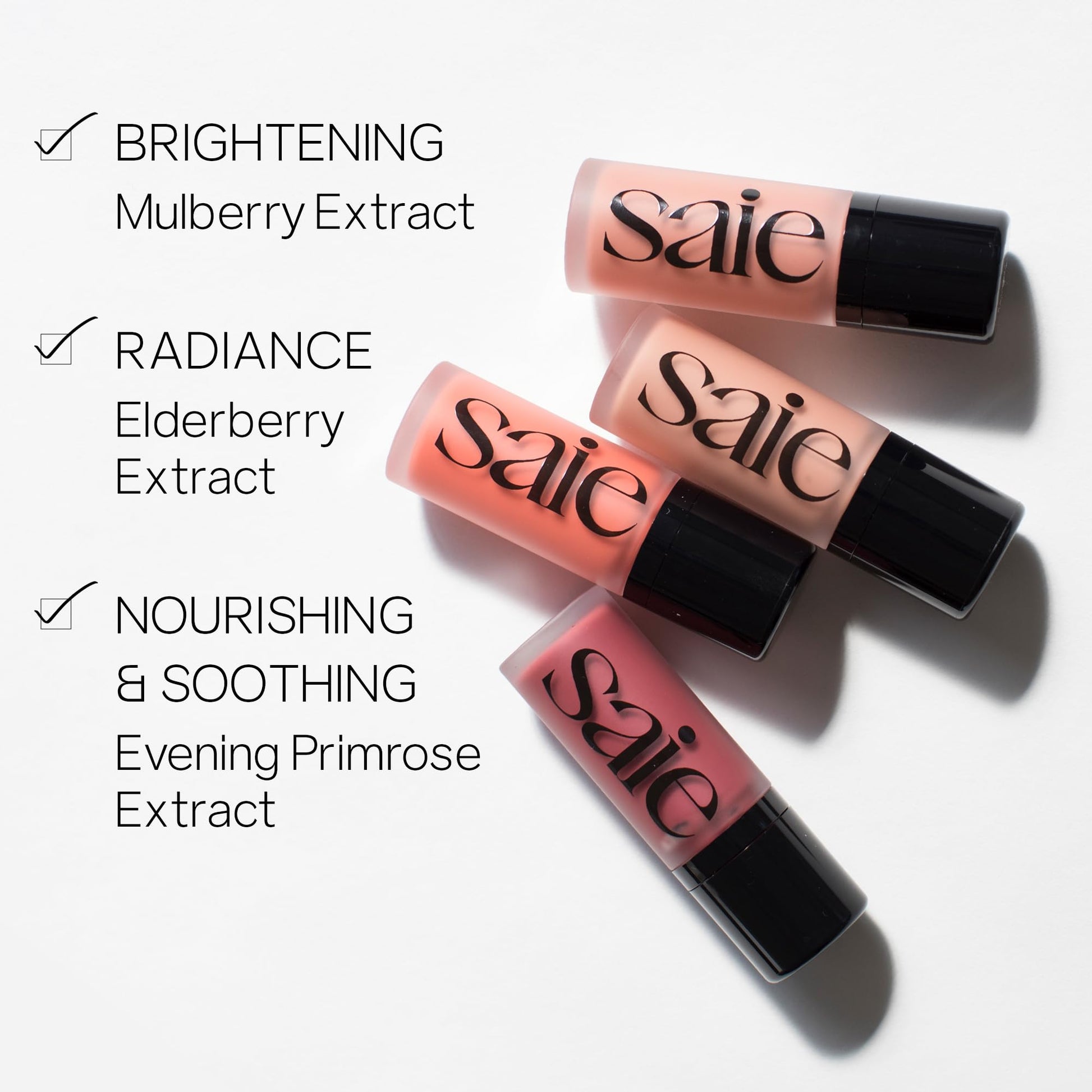 Saie Radiant Glow Duo - Dew Liquid Blush (Chilly, .40 oz) + Glowy Super Gel (Starglow, 1 oz) - Hydrating Cream Blush & Illuminating Primer for a Luminous, Natural Finish SaieBuy Supplements Australia
