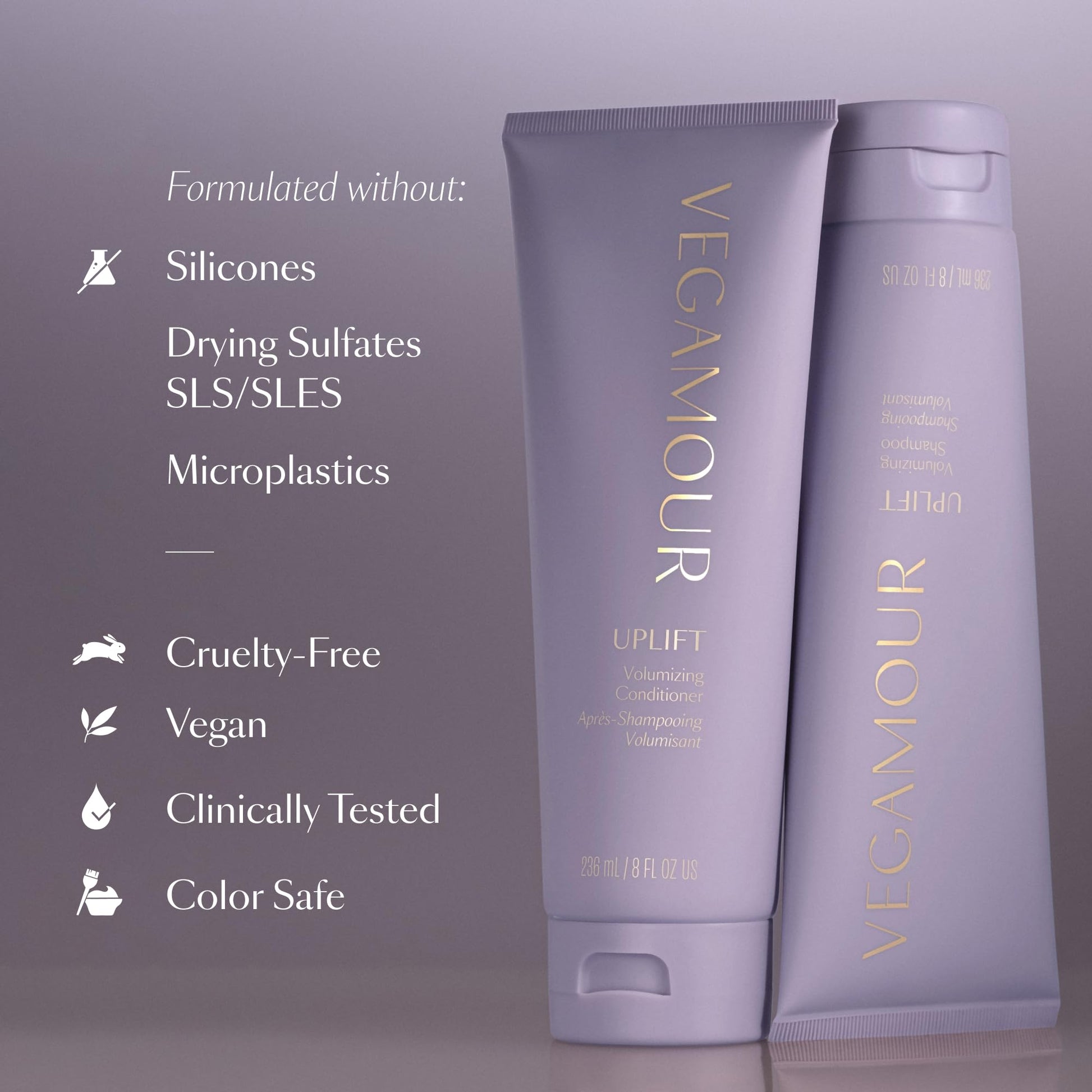 VEGAMOUR UPLIFT Volumizing Shampoo For fine, flat & thinning hair, Provides Volume & Resists Humidity, Non Sticky Formula, Bouncy Soft Hair VEGAMOURBuy Supplements Australia
