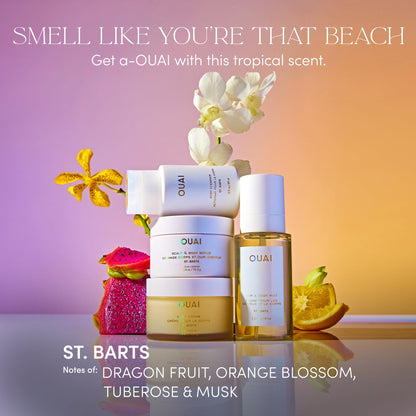OUAI Body Creme, St. Barts Travel Size - Hydrating Whipped Body Cream with Cupuaçu Butter, Coconut Oil & Squalane - Softens Skin & Delivers Radiant Glow - Sulfate-Free Skin Care (3.4 oz) OUAIBuy Supplements Australia