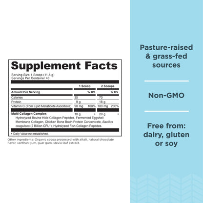 Ancient Nutrition Collagen Powder Protein, Multi Collagen Chocolate Protein Powder Ancient NutritionBuy Supplements Australia