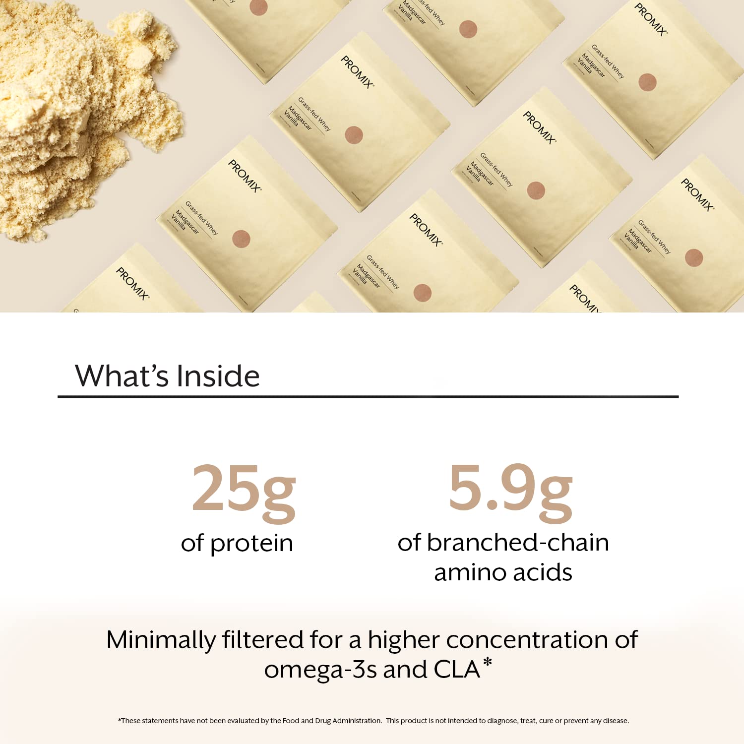 Promix Whey Protein Powder, Vanilla - 5lb Bulk - Grass-Fed & 100% All Natural ProMix NutritionBuy Supplements Australia