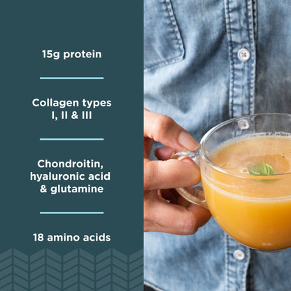 Ancient Nutrition Bone Broth Protein Powder, Chicken Soup, Grass-Fed Chicken Ancient NutritionBuy Supplements Australia