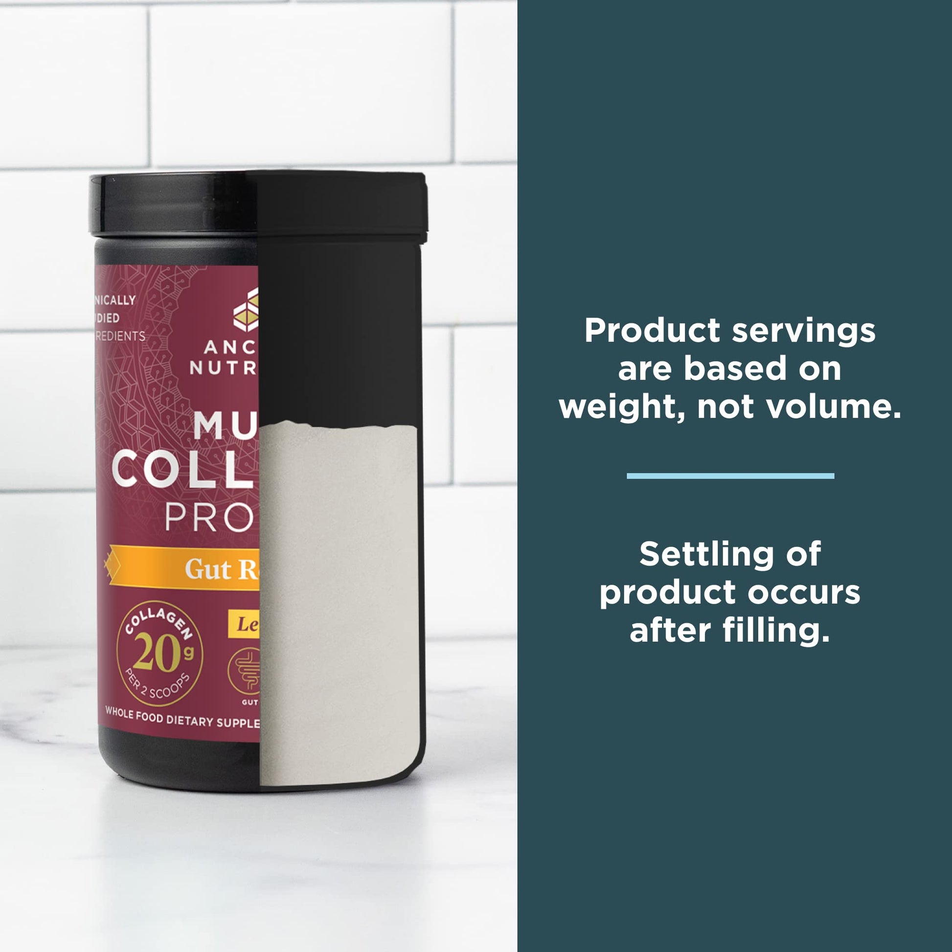 Ancient Nutrition Collagen Powder Protein, Multi Collagen Protein, Hydrolyzed Collagen Peptides Supports Skin and Nails, Joint Supplement (Gut Restore, 20 Servings) Ancient NutritionBuy Supplements Australia