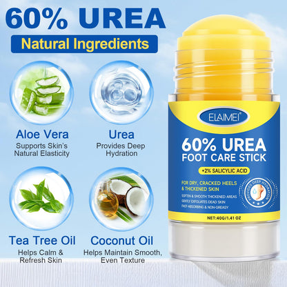 FANSHI 2 PCS Urea Stick 60% High Potency, Foot Care Urea Stick for Deeply Moisturizing & Fast Absorbing, Exfoliation for Dry Cracked Heels & Thickened Skin FANSHI buy supplements Au