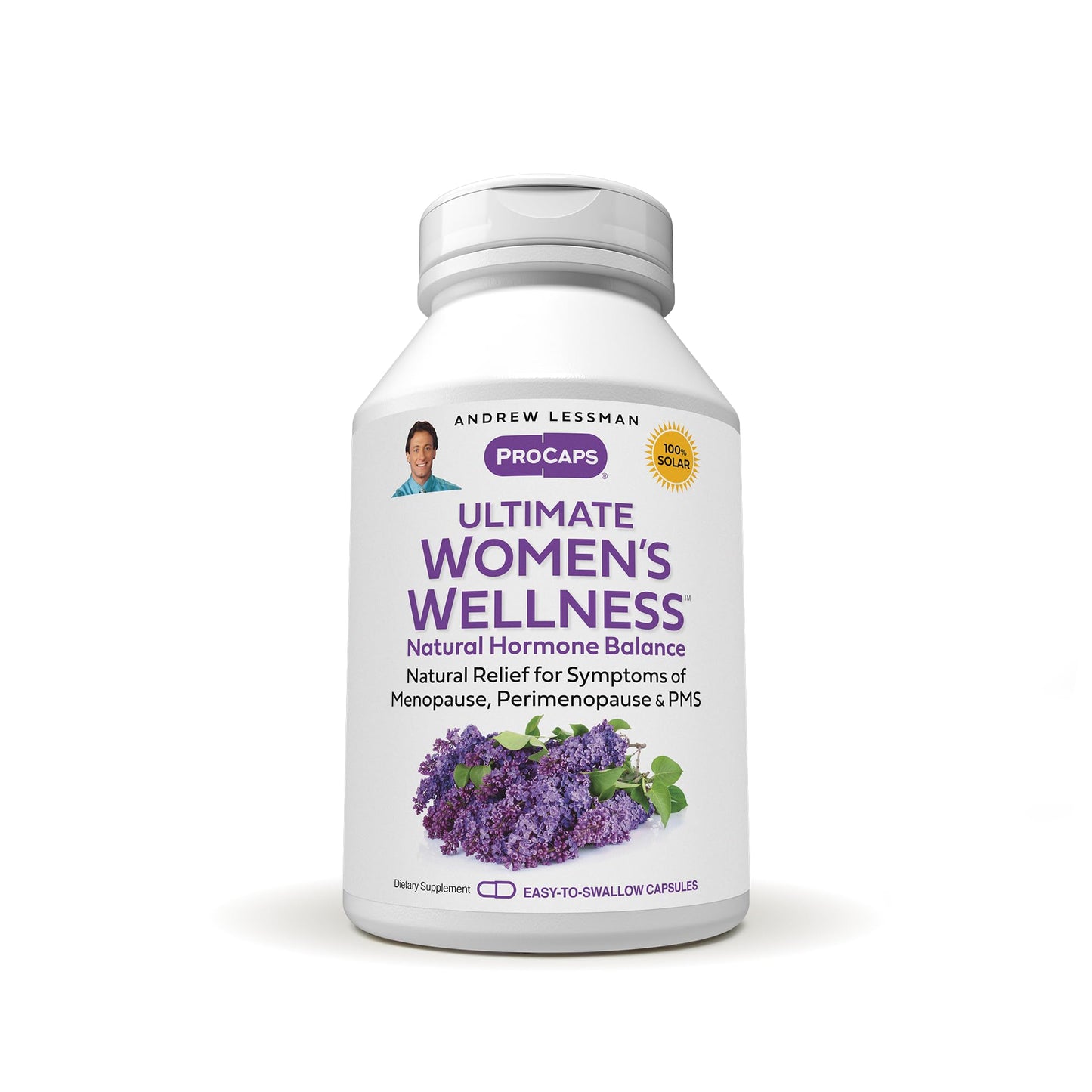 ANDREW LESSMAN Ultimate Women’s Wellness 60 Capsules - Naturally Relieves Menopause Symptoms, PMS, Perimenopause with Soy Isoflavones, EGCG, Cranberry, Indole-3-Carbinol. Easy to Swallow Capsules ANDREW LESSMANBuy Supplements Australia