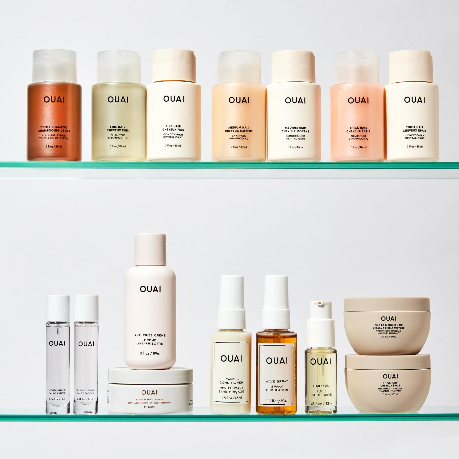 OUAI Thick Shampoo Travel Size - Moisturizing Shampoo with Keratin, Marshmallow Root, Shea Butter, Avocado Oil for Thick Hair - Strengthens & Hydrates - Paraben & Sulfate Free (3 Fl Oz) OUAIBuy Supplements Australia