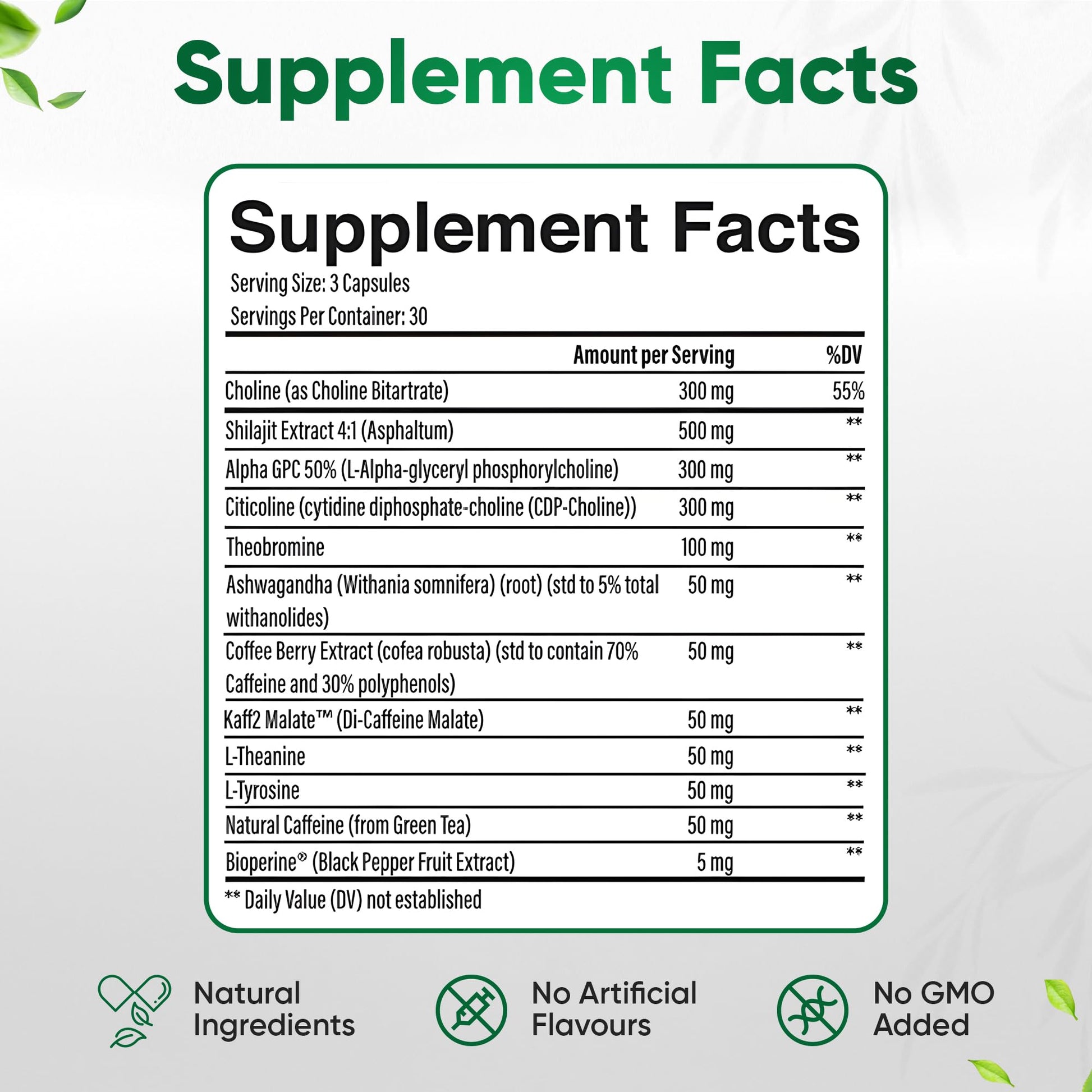 12-in-1 Natural Nootropic Brain Supplement for Memory and Focus, Nootropic for Men & Women, Brain Support Pill for Adults, Brain Vitamins - Focus 30 Day Supply Executive FocusBuy Supplements Australia