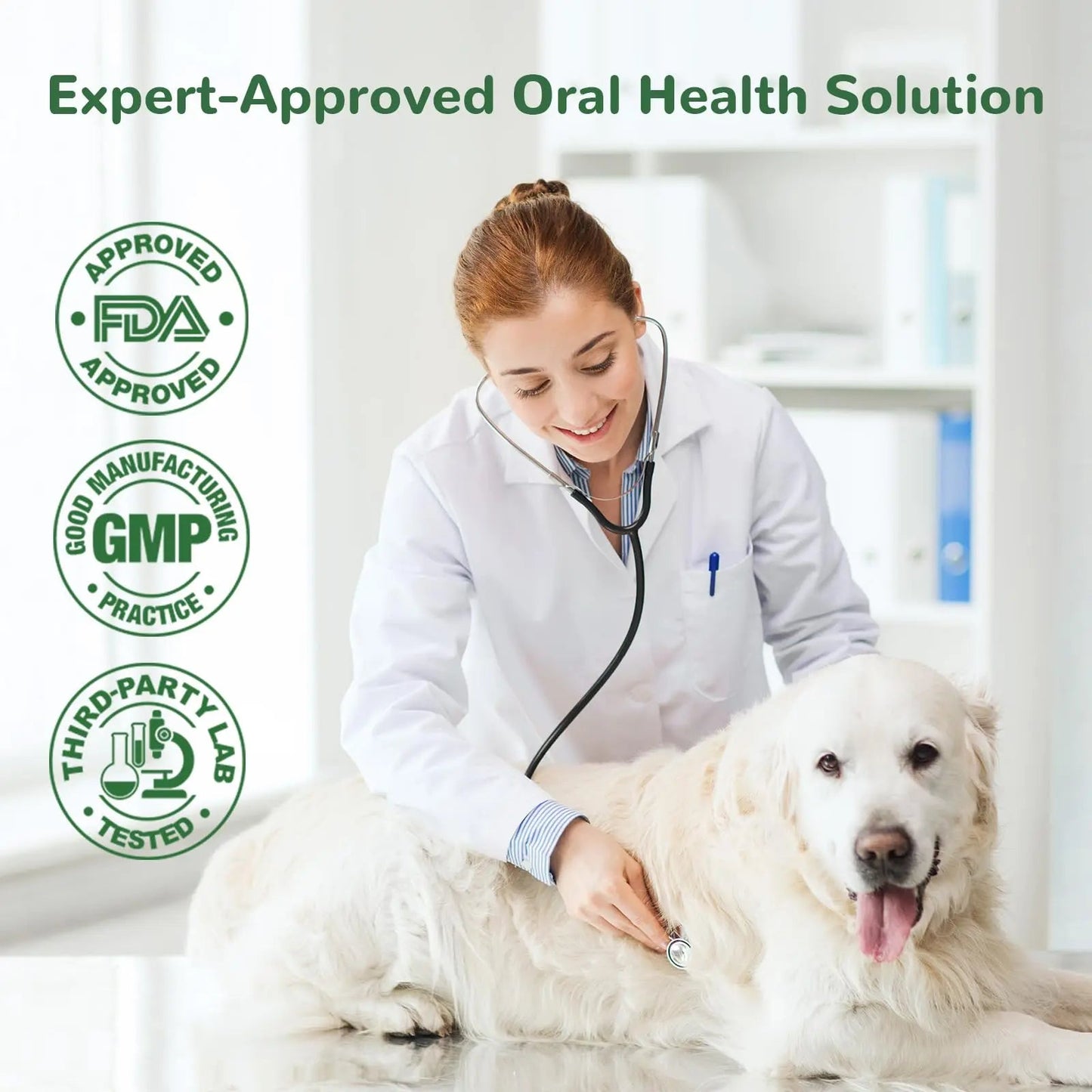 Vetriuntrix Dog Teeth Cleaning Powder, Dental Powder for Dogs Teeth Tartar Remove & Plaque Off, Fresh Breath for Dogs with Natural Plants Blend, Enzymes and Postbiotics, 80g VetriuntrixBuy Supplements Australia