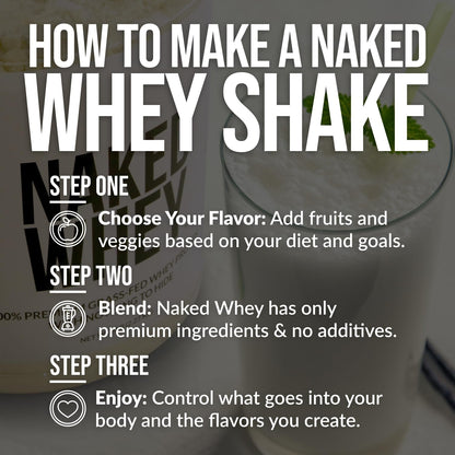 NAKED Whey Protein Powder (Chocolate PB, 2 LB) NAKEDBuy Supplements Australia