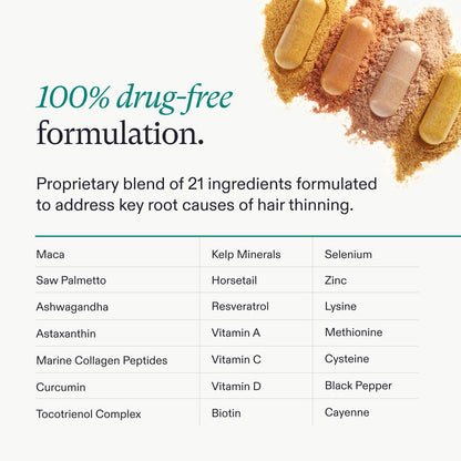 Nutrafol Women's Balance Hair Growth Supplements, Ages 45 and Up, Clinically Proven for Visibly Thicker Hair and Scalp Coverage, Dermatologist Recommended - 1 Month Supply NutrafolBuy Supplements Australia