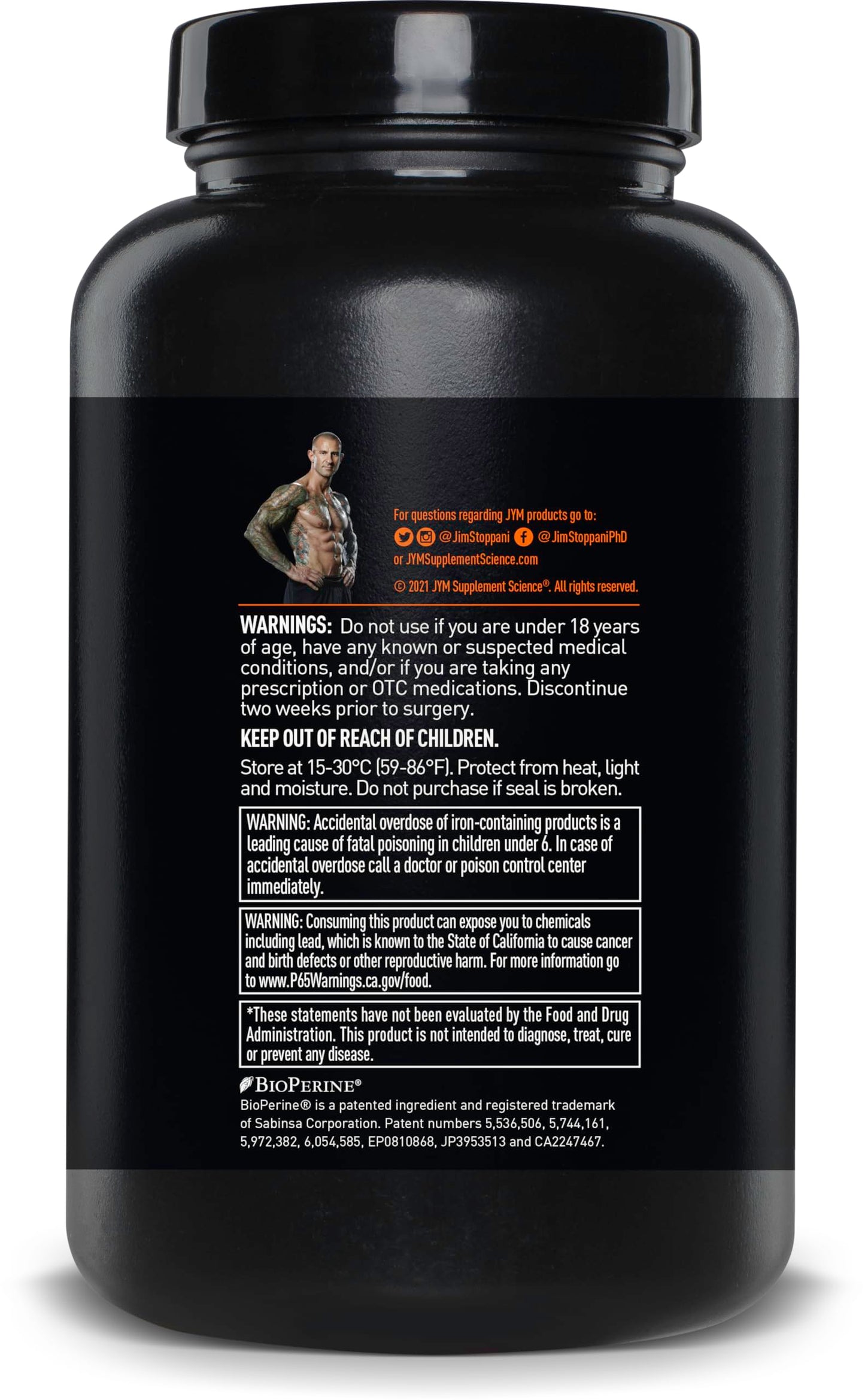 JYM Supplement Science Vita JYM Sports Multivitamin & Mineral Support, Vitamin A, C, B6, B12, E, K, Boron, Biotin, Potassium 60 Tablets