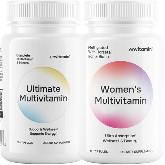envitamin Women's Multivitamin and Ultimate Multivitamin Bundle (2 Products) envitaminBuy Supplements Australia