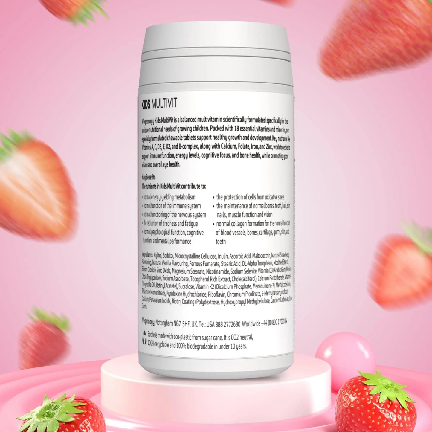 VEGETOLOGY Kids MultiVitamin Supplement, Vegan Chewable Multivitamin for Immune Support, Energy, & Growth, 18 Essential Vitamins & Minerals VEGETOLOGYBuy Supplements Australia