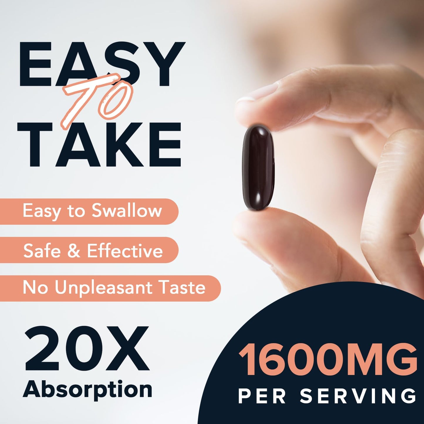 Fabamax 1600 mg Liposomal NAD Supplement, 98% Pure NAD+ Supplement, Superior Absorption, Alternative to Nicotinamide Riboside or NADH to Boost NAD+ for Aging Defense, Energy, Longevity, 120 Softgels FabamaxBuy Supplements Australia