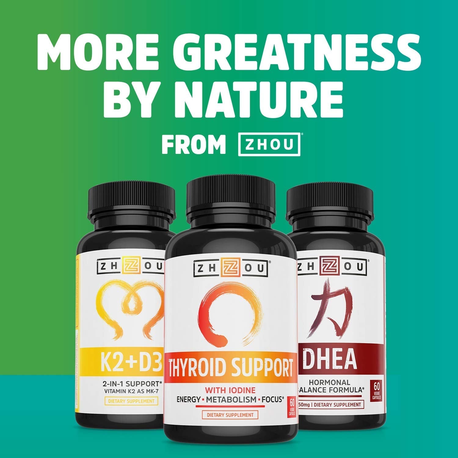 Zhou DIM Active - DIM Supplement, Hormone Balance for Women & Men, Hormonal Support with 250mg Diindolylmethane - 60 Vegan Capsules ZHOUBuy Supplements Australia