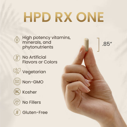 HPD Rx ONE Immunity Boost Multivitamin | HPV Supplements for Women and Men, 2 Pack HPD RxBuy Supplements Australia