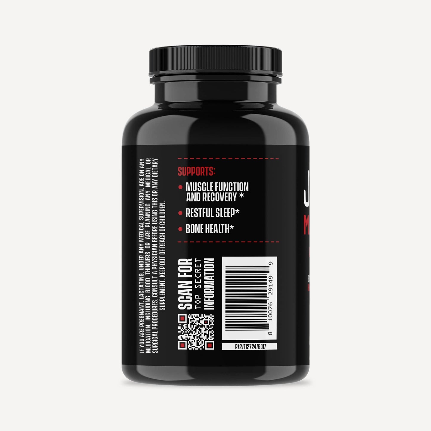 Jocko Fuel Magnesium Complex Supplement - Magnesium Glycinate, Citrate, & Taurate Capsules Dietary Supplement for Muscle Recovery & Relaxation, Heart, Nerve, Bone Support, & Sleep 30-Day Supply Jocko FuelBuy Supplements Australia