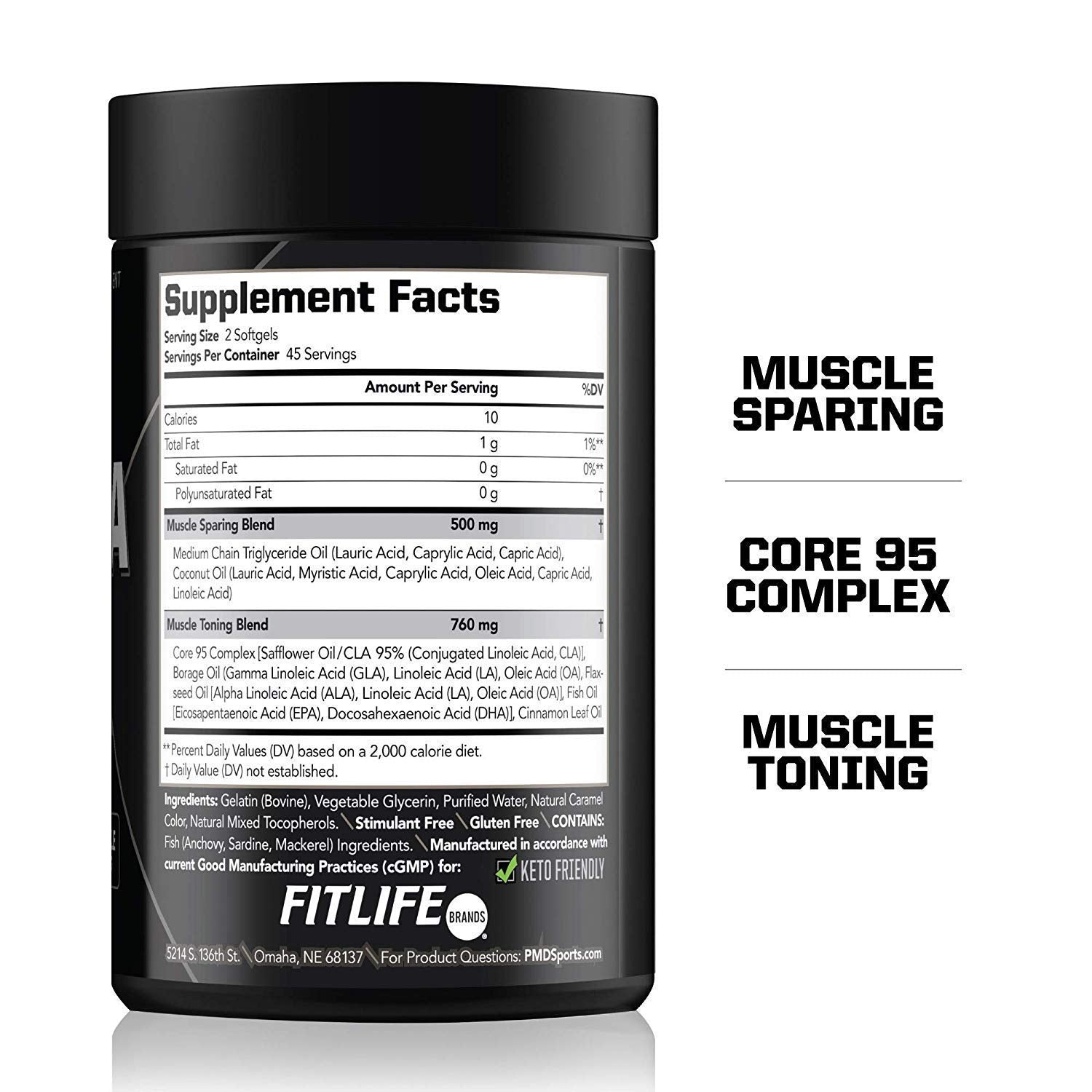 PMD Sports Ultra Pump Fuel Insanity - Pre Workout - Strawberry Slam (30 Servings) Sports Omega Cuts Elite Thermogenic Fat Burner (90 Softgels