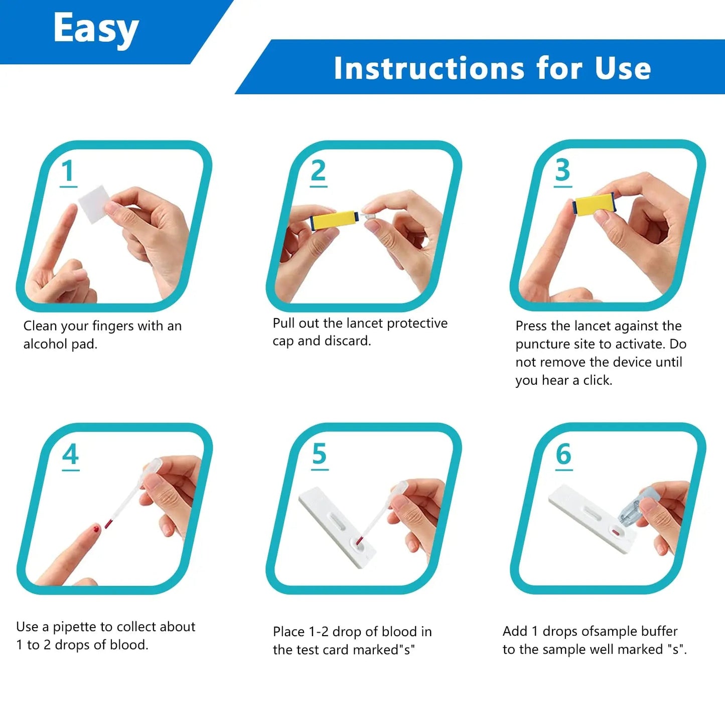 H Pylori Test Kit, Helicobacter Pylori Test Kit - Fast and Accurate, Self-Test at Home, Results in 10-15 Minutes, No Lab Visit Required OUROZOBuy Supplements Australia