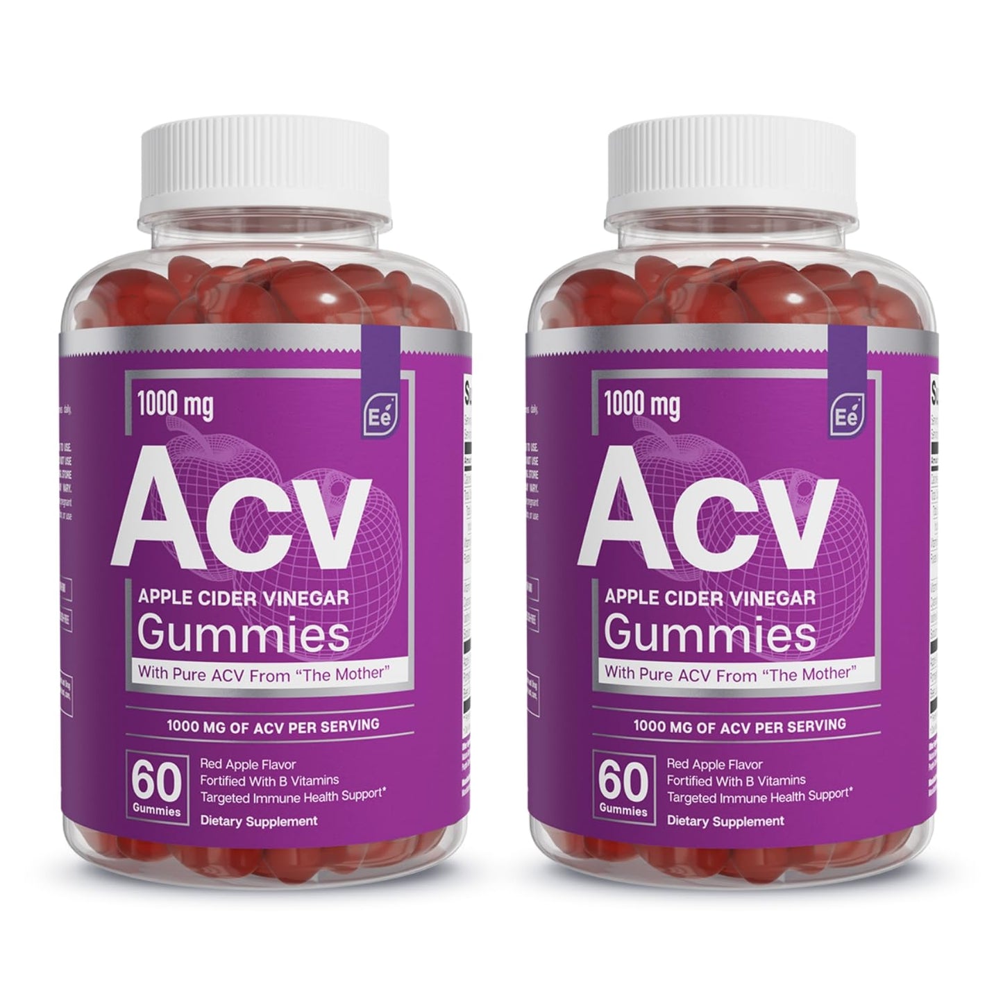 Essential Elements Apple Cider Vinegar Gummies from The Mother - Naturally-Sourced