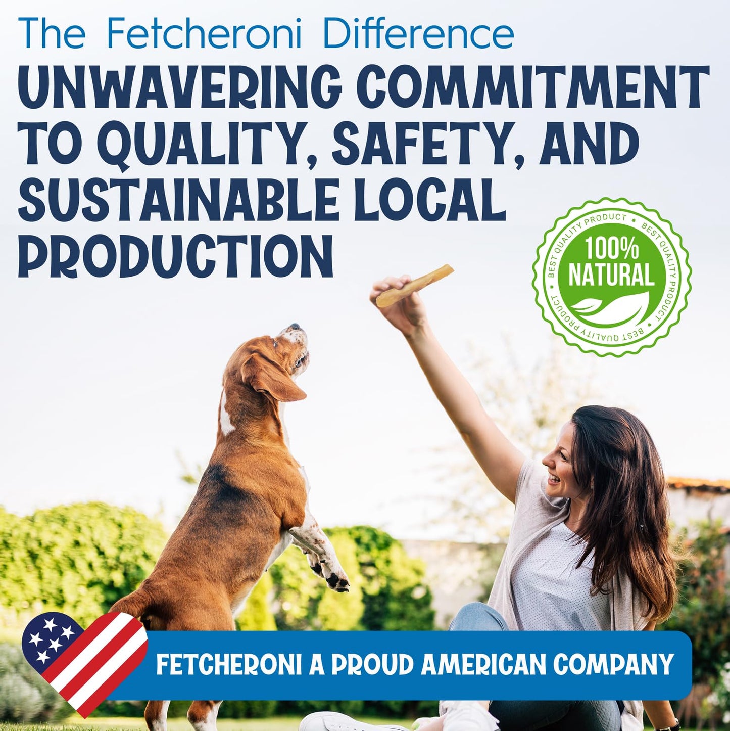 FETCHERONI 6" Collagen Sticks for Dogs – Low Odor Long-Lasting Bully Stick & Rawhide Alternative, Single Ingredient Beef Bone, High Protein Dental Treat, Vet Approved, Improves Joint Health – 5 Pack FETCHERONIBuy Supplements Australia