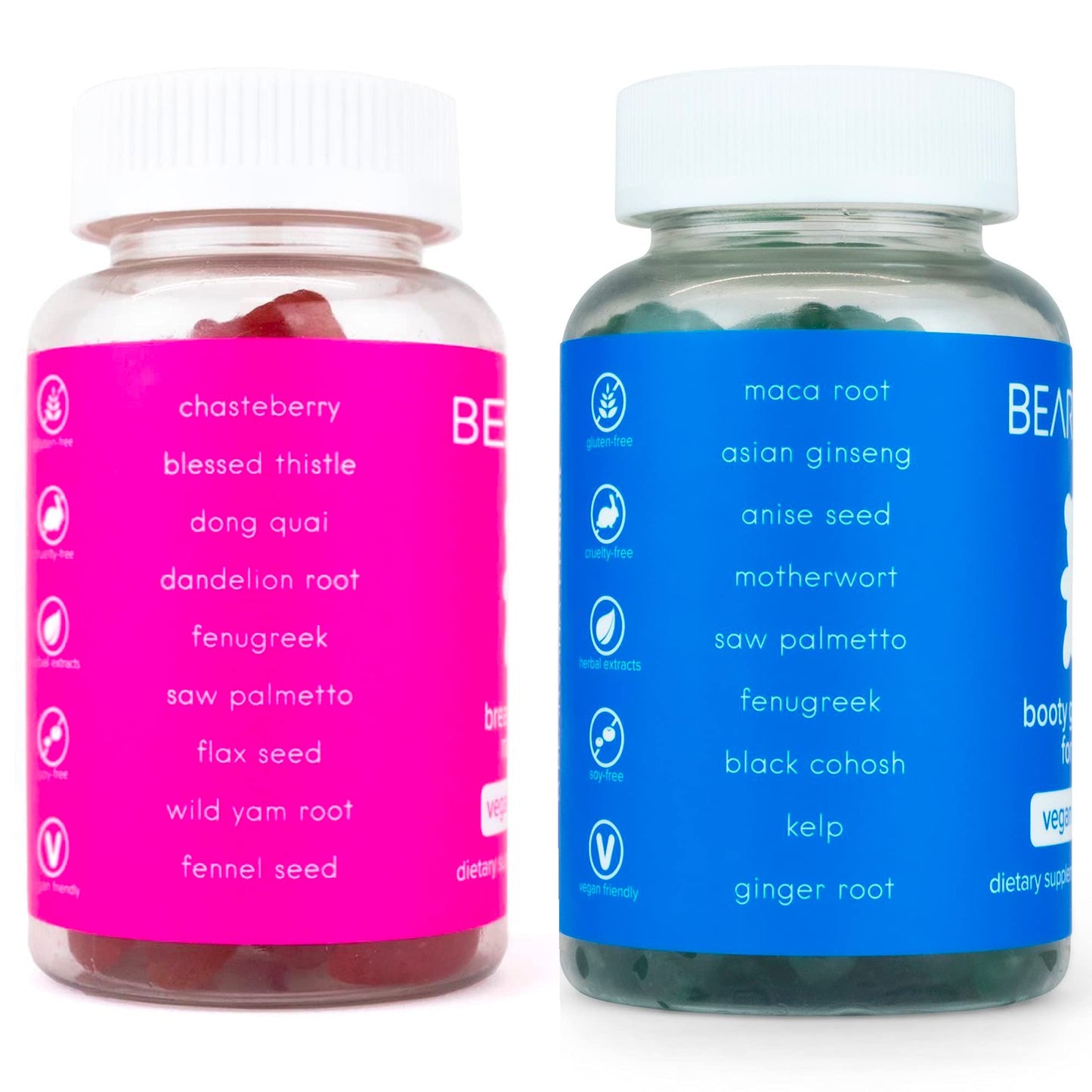 BEARVANA Gummies Combo Pack - Chest and Bum Gummies - Workout Aid - Women’s BEARVANABuy Supplements Australia
