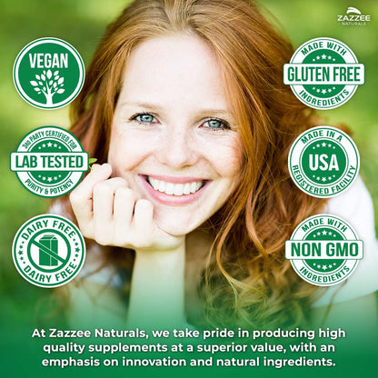 Zazzee Extra Strength 1,3/1,6 Beta Glucans, 1000 mg, 100% Concentrated, 90 Vegan Capsules, Supports a Healthy Immune System, 100% Vegetarian, All-Natural and Non-GMO ZazzeeBuy Supplements Australia