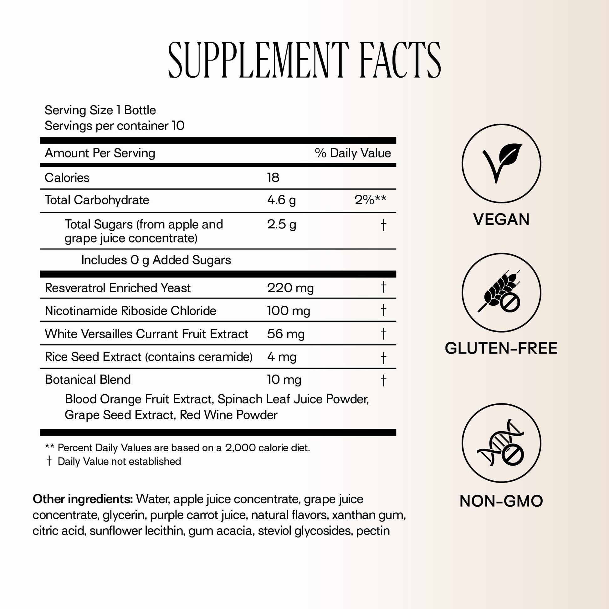 Happy Aging Liquid NAD+ Resveratrol Supplement, NMN Alternative, Liposomal Nicotinamide Riboside & Antioxidants for Energy Support, Brain Health, Firm Skin, Twice Weekly Use, 30 Shots Happy AgingBuy Supplements Australia