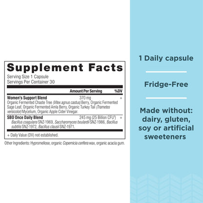 Ancient Nutrition Probiotics for Women, Once Daily Women's Probiotics 30ct, Digestive Support Ancient NutritionBuy Supplements Australia