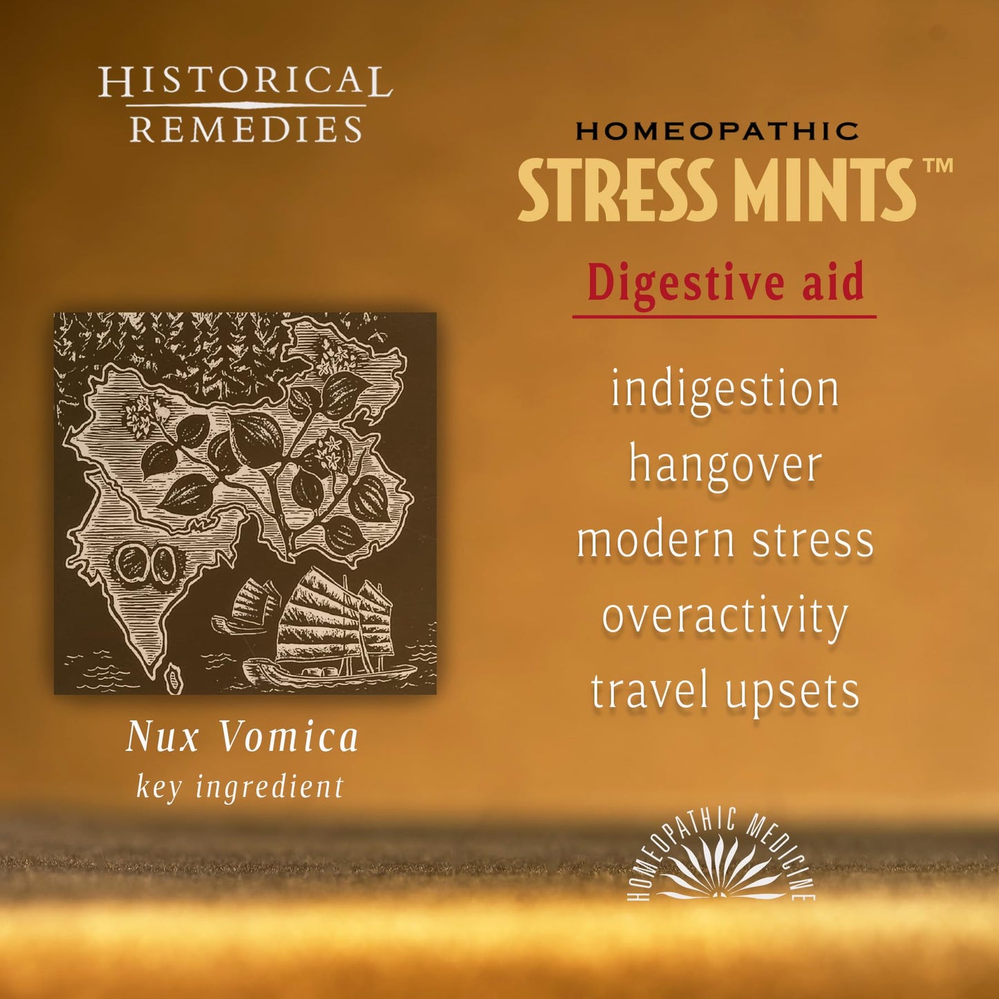 Historical Remedies Stress Mints (1 Pack) | Homeopathic Lozenges to Aid Stress & Digestion, Organic Peppermint Flavor, Vegan & Gluten-Free, Non-Habit Forming Historical Remedies buy supplements Au