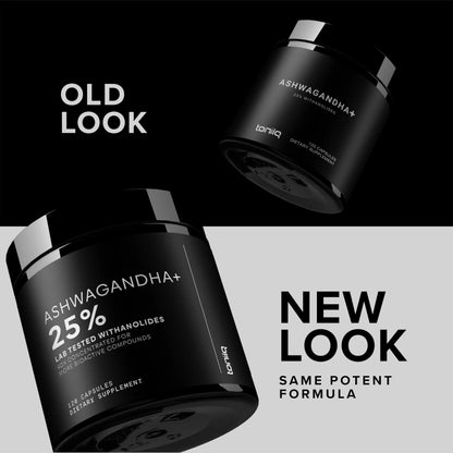Toniiq Ashwagandha – 40:1 Concentrated Extract – 25% Withanolides – Wild Harvested in India – Highly Bioavailable with Black Pepper – Third-Party Tested – 120 Capsules - 1,300mg per Serving Toniiq buy supplements Au