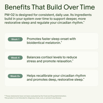 Seed PM-02 Sleep + Restore - Sleep Aid for Women & Men - Non-Habit Forming Bioidentical Melatonin & Ashwagandha - Vegan & Shelf-Stable - 30 Capsules (30-Day Supply) Seed buy supplements Au
