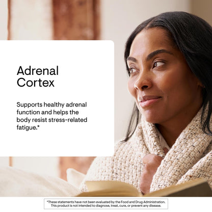 THORNE - Adrenal Cortex - Supplement for Cortisol Management - Support Healthy Adrenal Gland Function, Immune System, Stress Management, Fatigue & Metabolism* - 60 Capsules THORNEBuy Supplements Australia