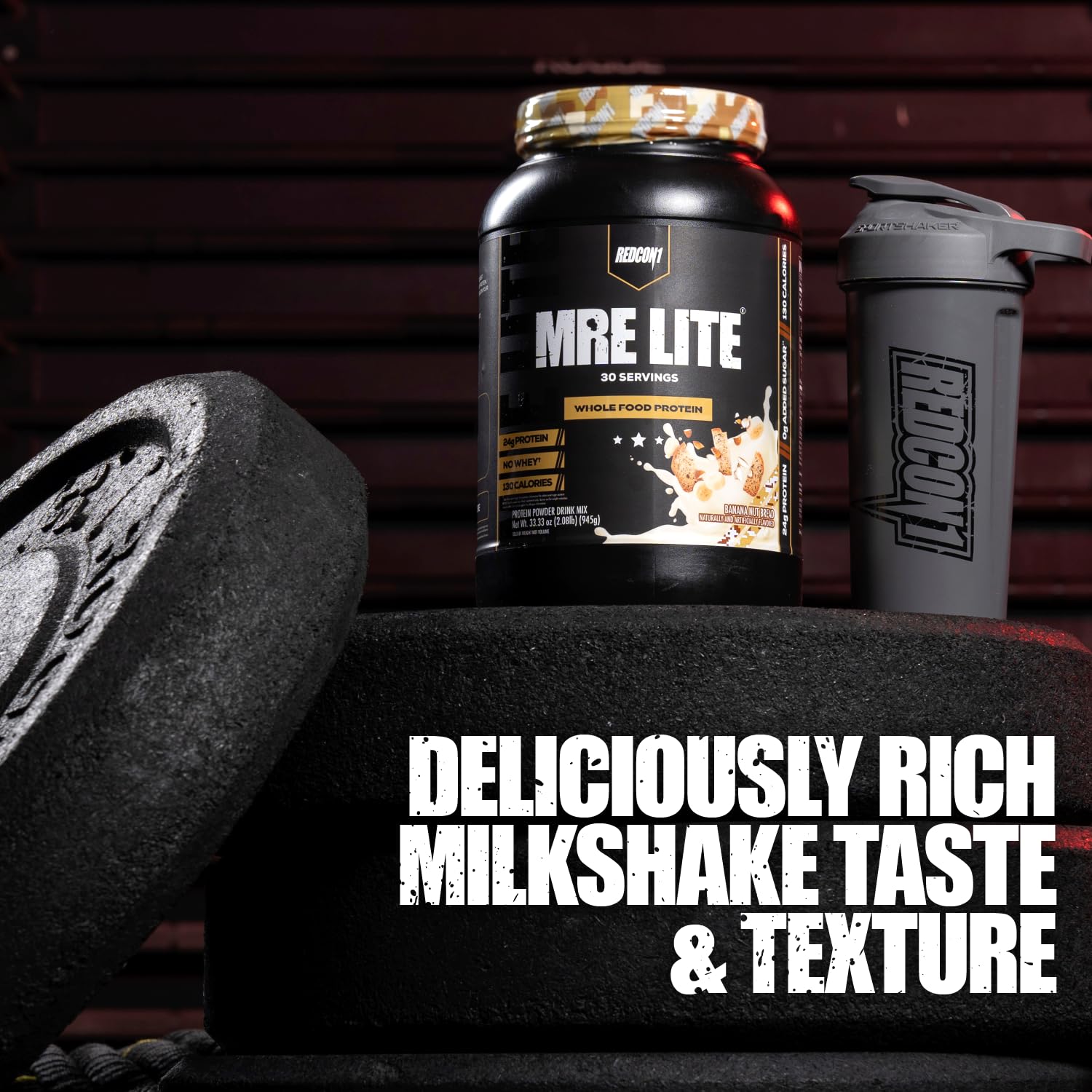 REDCON1 MRE Lite Whole Food Protein Powder, Vanilla - Low Carb & Whey Free Meal REDCON1Buy Supplements Australia