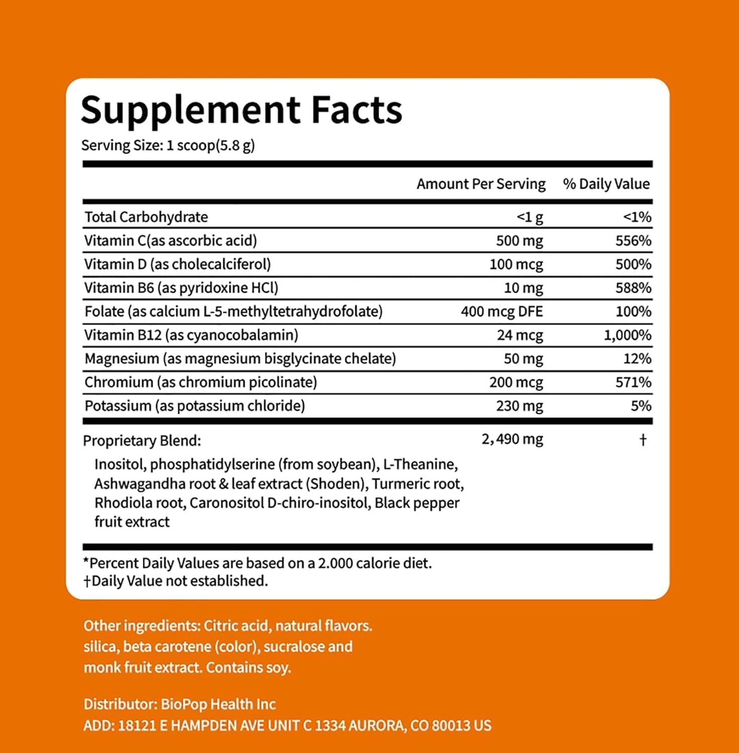 Cortisol Drink Powder - Natural Cortisol Supplements for Ashwagandha, L-Theanine, Turmeric Root, Black Pepper Extract, Relaxation, Focus, Mental Clarity oviaapoBuy Supplements Australia