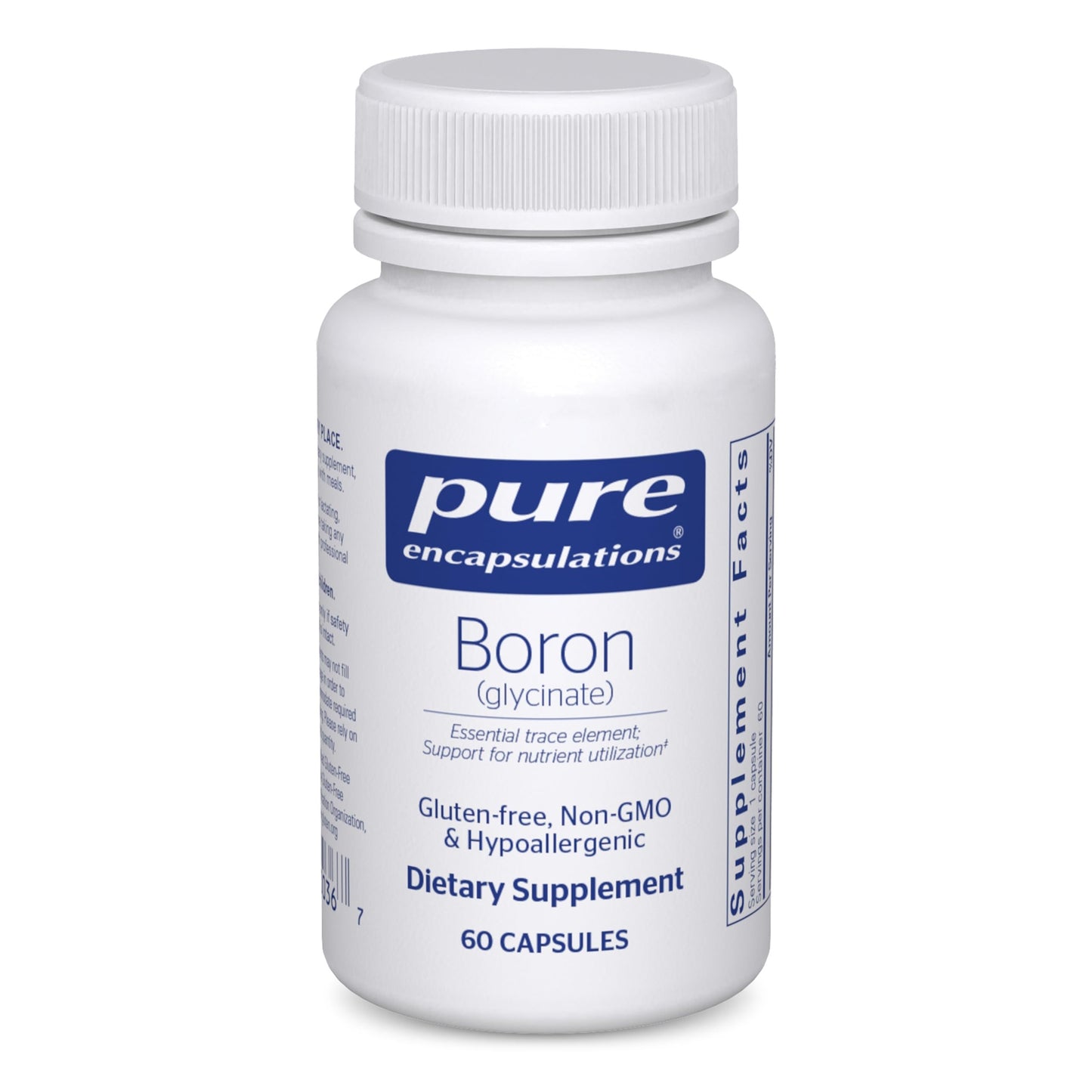 Pure Encapsulations Boron (Glycinate) | Supplement for Hormone Balance, Bone Strength and Health, Connective Tissue, and Nutrient Metabolism* | 60 Capsules Pure EncapsulationsBuy Supplements Australia