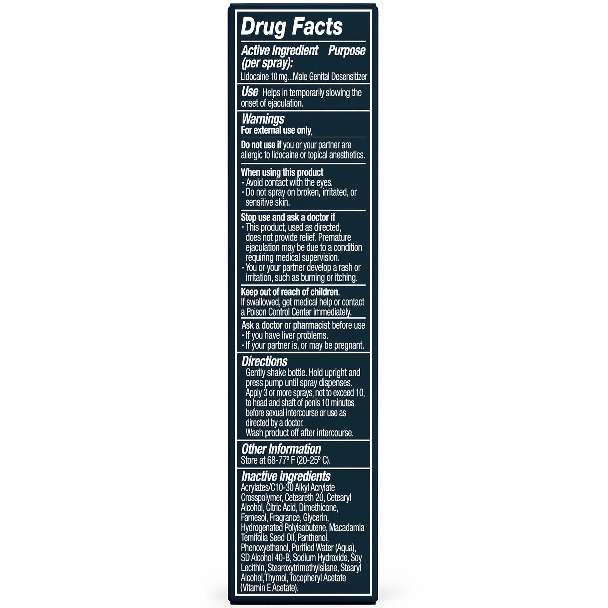 Promescent Desensitizing Delay Spray for Men Clinically Proven to Help You Last Longer in Bed - Better Maximized Sensation + Prolong Climax for Him, 2.6 ml Promescent buy supplements Au