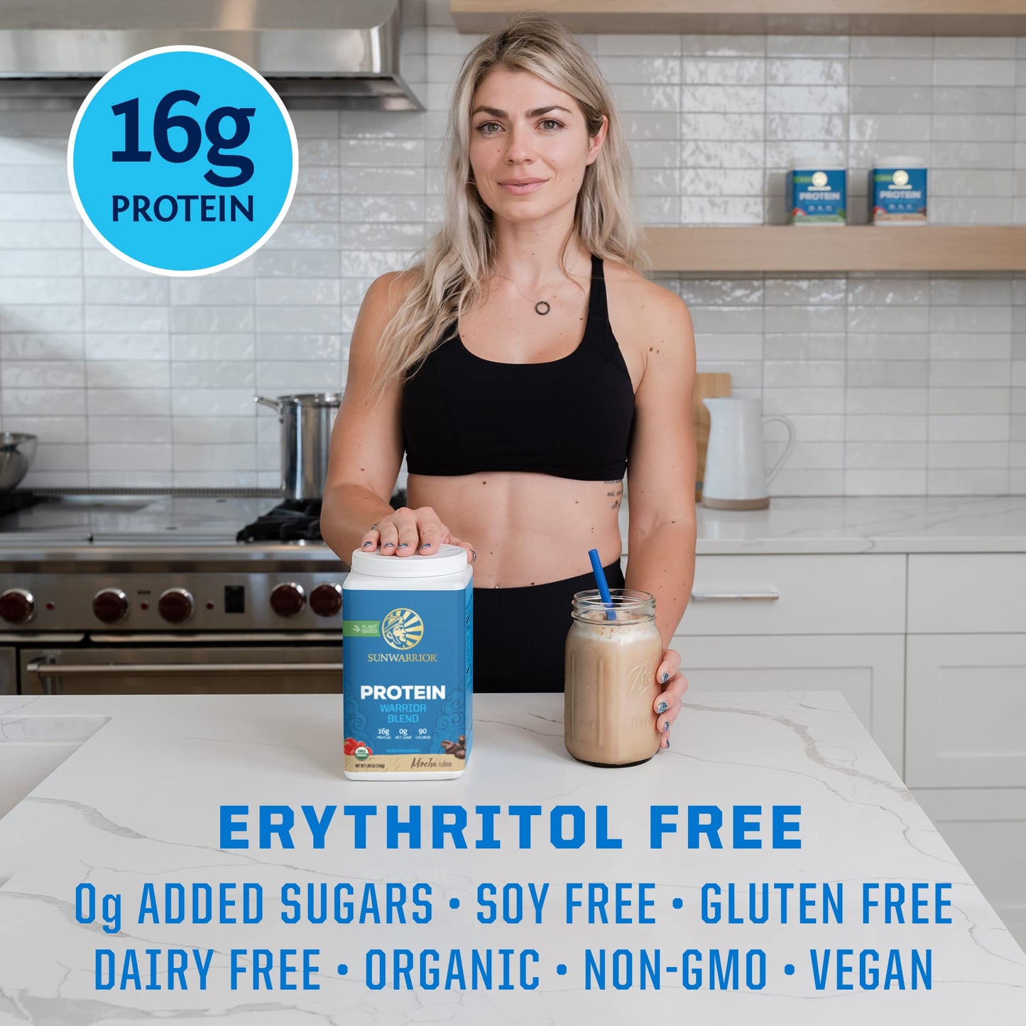 Vegan Protein Powder with BCAA | Organic Hemp Seed Protein Gluten Free Non-GMO SunwarriorBuy Supplements Australia