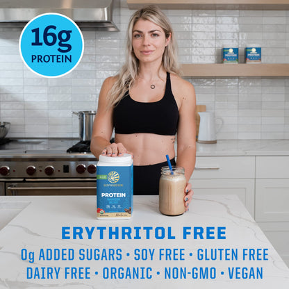 Vegan Protein Powder with BCAA | Organic Hemp Seed Protein Gluten Free Non-GMO SunwarriorBuy Supplements Australia