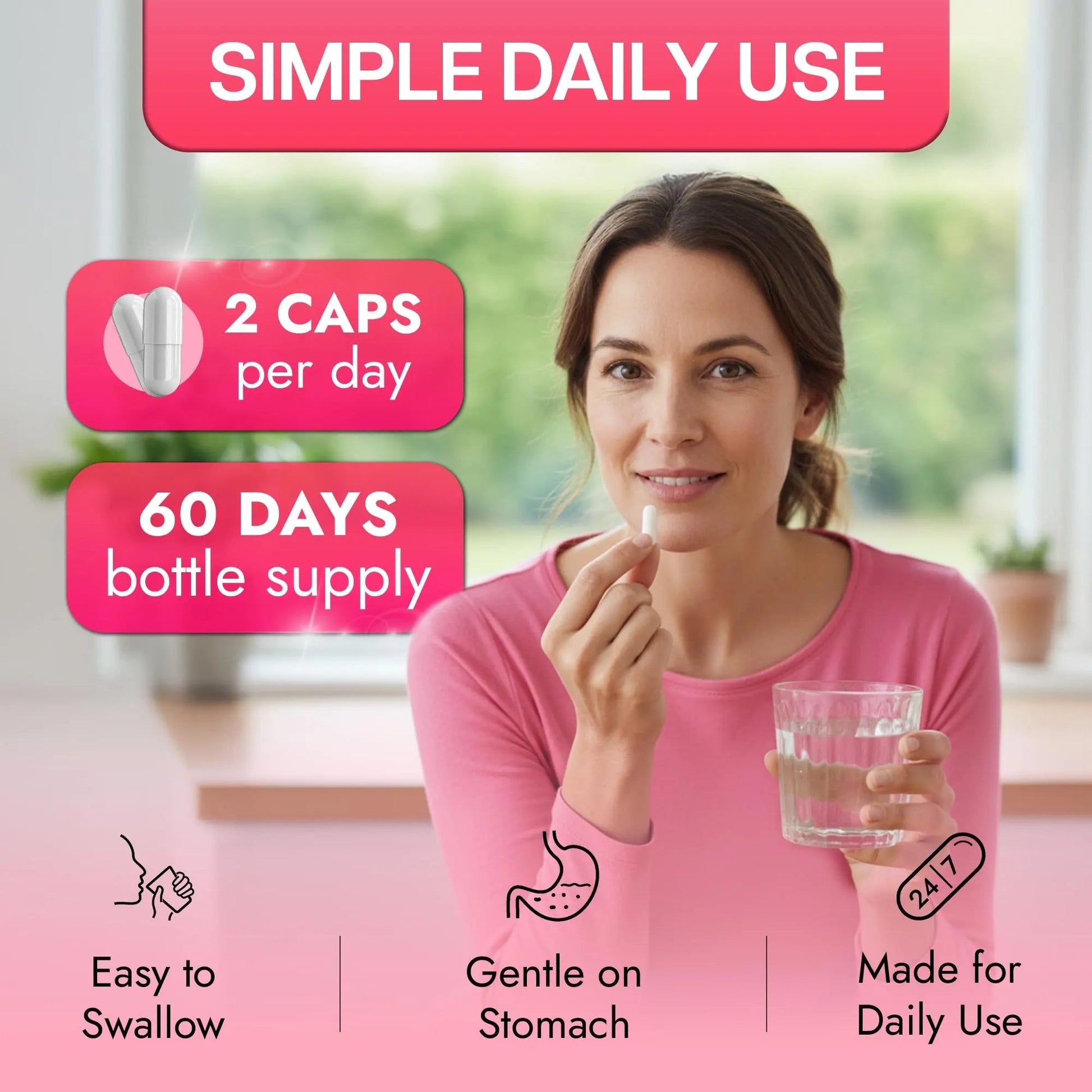 Multivitamin for Women - Supplement for Energy, Immunity, & Female Support - Daily Vitamins for Women with Biotin, Calcium, Magnesium Benevolent Nourishment