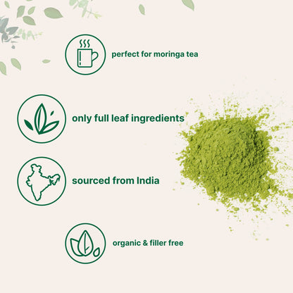 Organic Moringa Oleifera Leaf Powder for Hair, 2 Pounds, Rich in Antioxidants and Immune Micro IngredientsBuy Supplements Australia