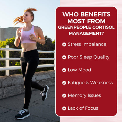 GREENPEOPLE Cortisol Supplements for Women & Men - Cortisol Reducer Detox Manager w/KSM-66 Ashwagandha/Magnesium/L-theanine/GABA/Vitamin B6 for Mood/Sleep/Stress Relief 60 CT Raspberry Flavor Gummies GREENPEOPLEBuy Supplements Australia