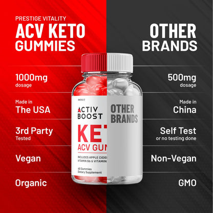 (2 Pack) Activ Boost Keto ACV Gummies - Activ Boost Keto ACV Gummies Reviews IndeloBuy Supplements Australia