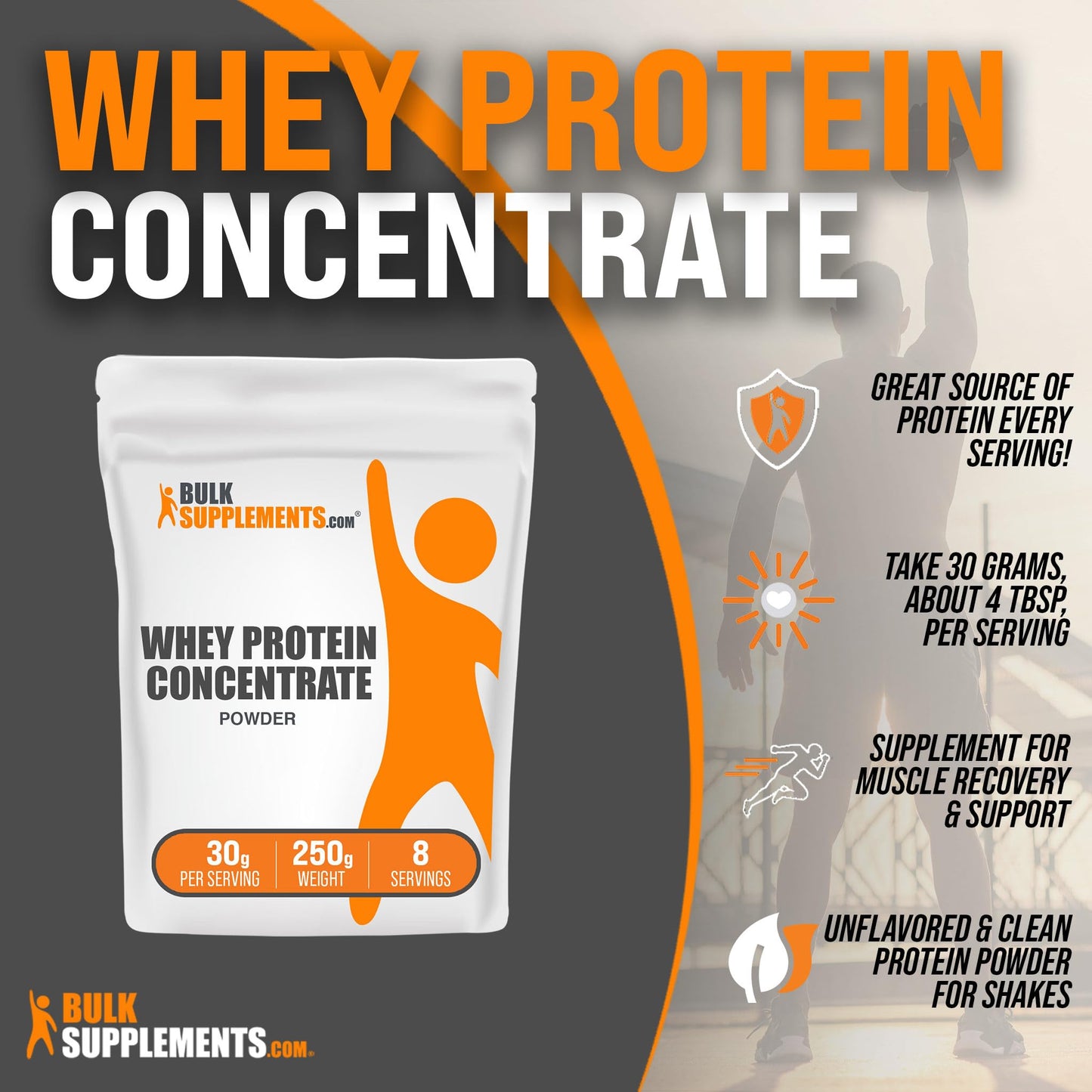 BULKSUPPLEMENTS.COM Whey Protein Concentrate Powder - Unflavored Protein BULKSUPPLEMENTS.COMBuy Supplements Australia
