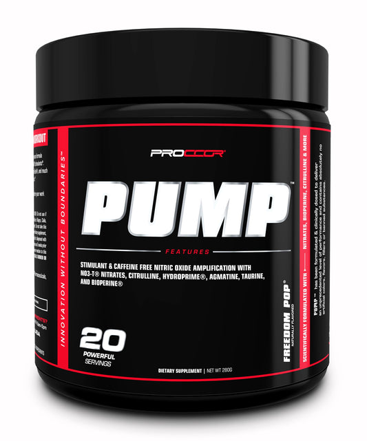 PROCCOR Pump - Stim Free, Fully Clinically Dosed, Scientifically Formulated Performance